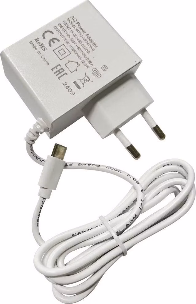MikroTik MT13-052400-E15BG, napájecí adaptér 5V 2.4A, 12W, pro hAP ax lite