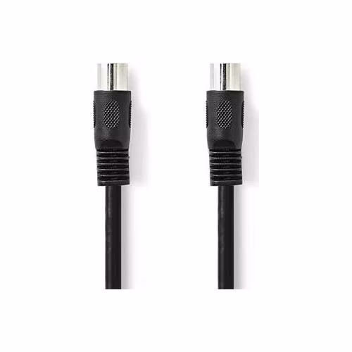Nedis CAGL20000BK30 - Audiokabel DIN | DIN 5-pin Zástrčka - DIN 5-pin Zástrčka | 3 m | Černá