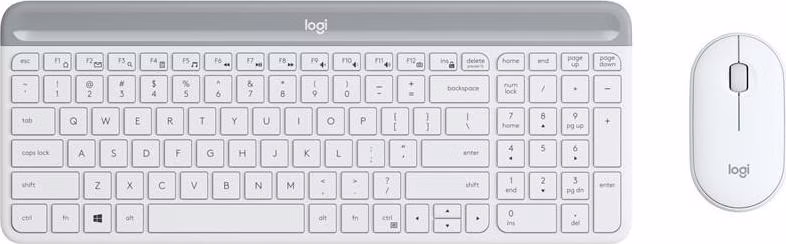 Logitech set klávesnice a myši MK470/ bezdrátový/ 2.4GHz/ USB přijímač/ US/ bílý