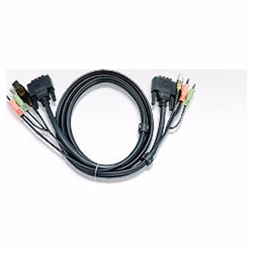 ATEN int.kabel pro KVM USB, DVI, audio, 1.8m pro CS1764