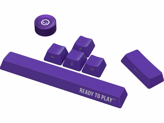 Lorgar KBA4195YL, mechanická herná klávesnica, 101 klávesov, Toxic Purple Switch, Hot-Swap, RGB, USB-C