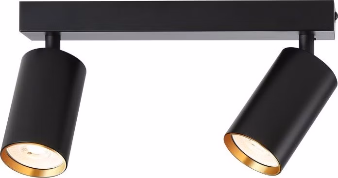 IMMAX NEO PUNTO-2 SMART bodové svítidlo černé zlaté zdroj GU10 4,8W, RGB+CCT, Zigbee 3.0, TUYA