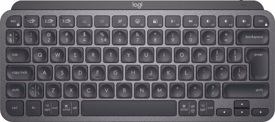 Logitech bezdrátová klávesnice MX Keys mini/ EasySwitch/ Bluetooth/ CZ/SK - grafitová