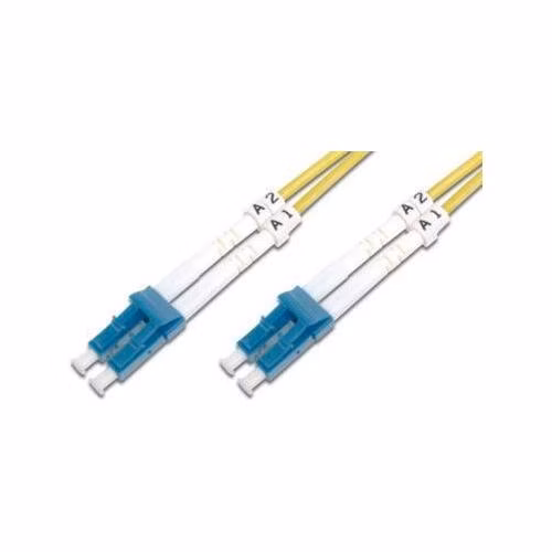 DIGITUS Fiber Optic Patch Cord,, LC (APC) to LC (UPC), Singlemode, OS1, 09/125 µ, Duplex, Length 2m