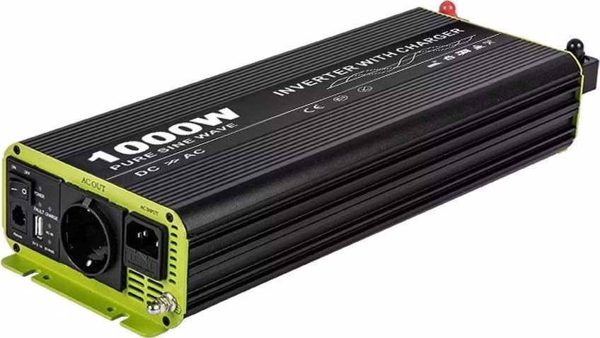 KOSUNPOWER UPS záložní zdroj s externí baterií 1000W, baterie 12V / AC230V čistý sinus