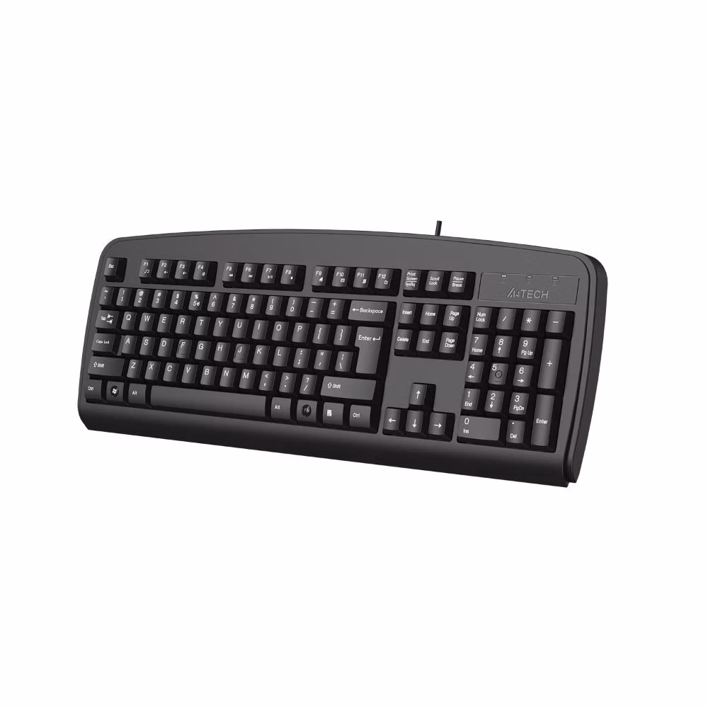 A4tech tenká klávesnice KB-720, CZ/US, USB, černá
