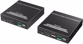 PremiumCord 4K@60Hz HDMI KVM extender na 120m přes LAN, over IP