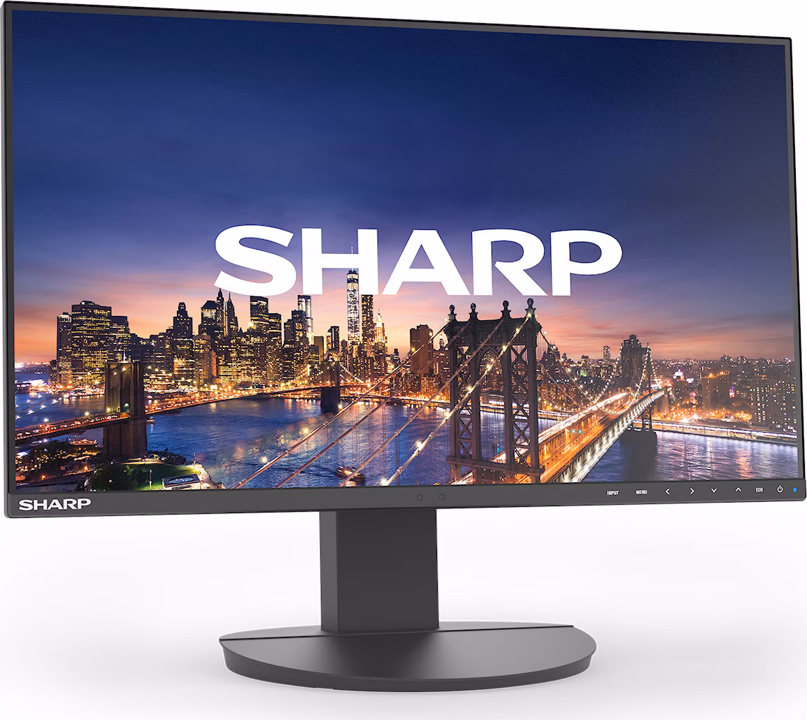 Sharp 27" EA271F IPS/1920x1080/6ms/250cd/D-sub/DVI/DP/HDMI/USB/Repro/height/černý