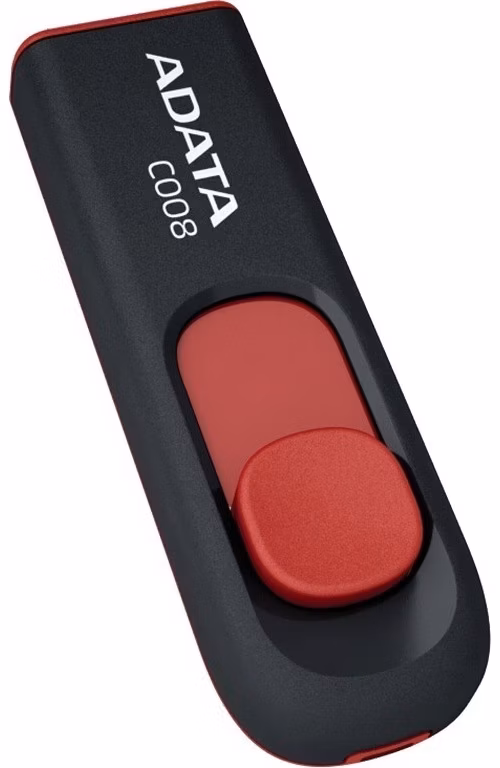 ADATA Flash Disk 32GB C008, USB 2.0 Klasická, čierna