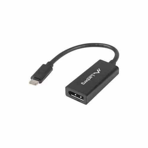 LANBERG USB-C(M) 3.1 na Displayport(F) adaptér kabel 15CM černý