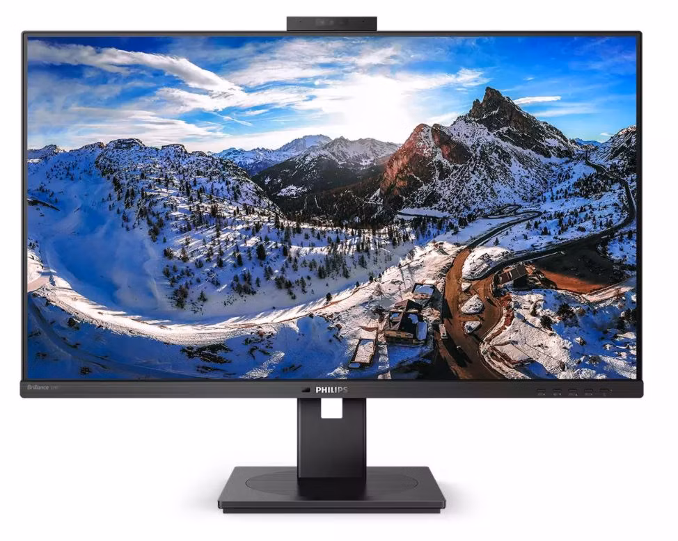 Philips LCD 329P1H 31,5" IPS 4K/3840x2160@60Hz/4ms/350cd/2xHDMI/DP/4xUSB/USB-C dock/RJ45/Webcam/Repro/Pivot/HAS/VESA