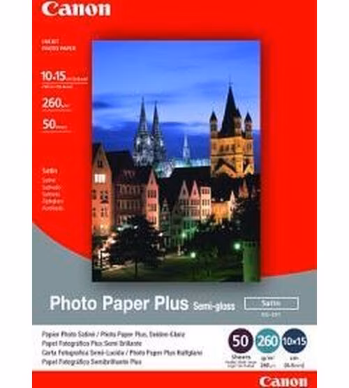 Canon fotopapír SG-201 - 10x15cm (4x6inch) - 260g/m2 - 5 listů - pololesklý