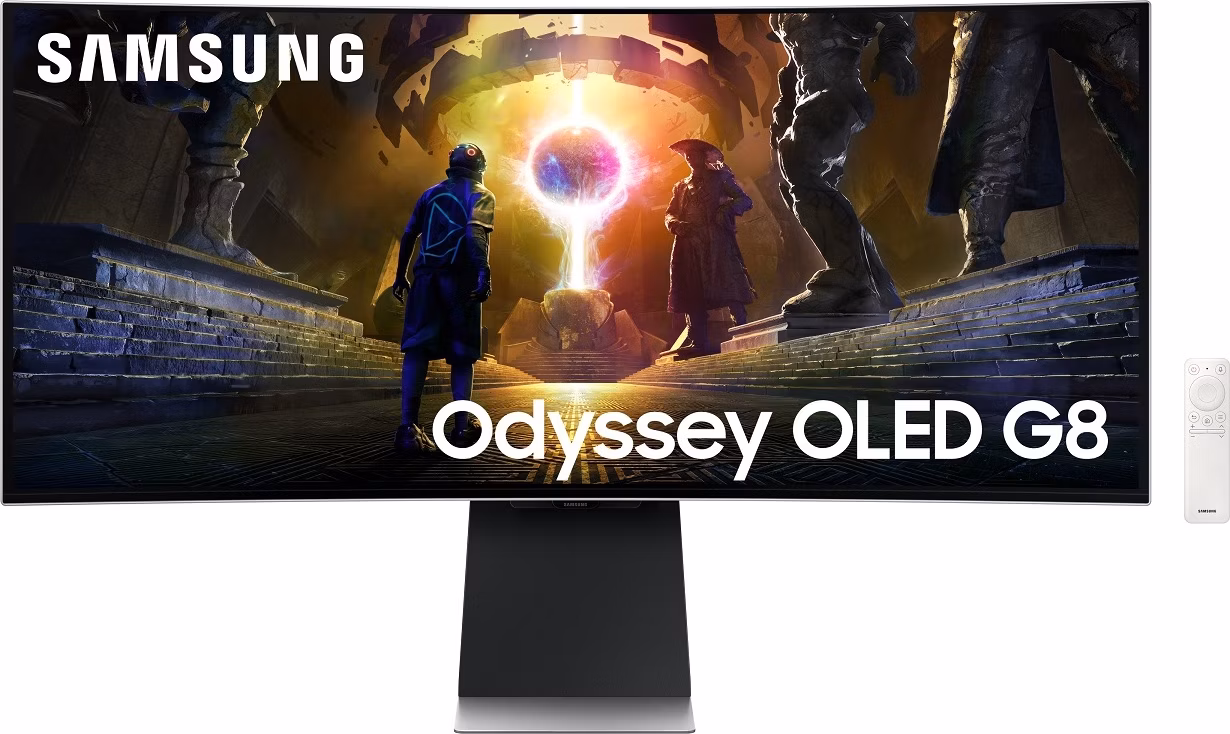 SAMSUNG MT LED LCD Monitor 34" Samsung ViewFinity G85SD - 3440x1440, QD-OLED, 175 Hz, repro, 1,07 miliardy barev