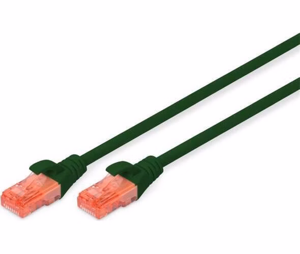 Digitus CAT 6 U-UTP patch cable, Cu, LSZH AWG 26/7, length 2 m, color green