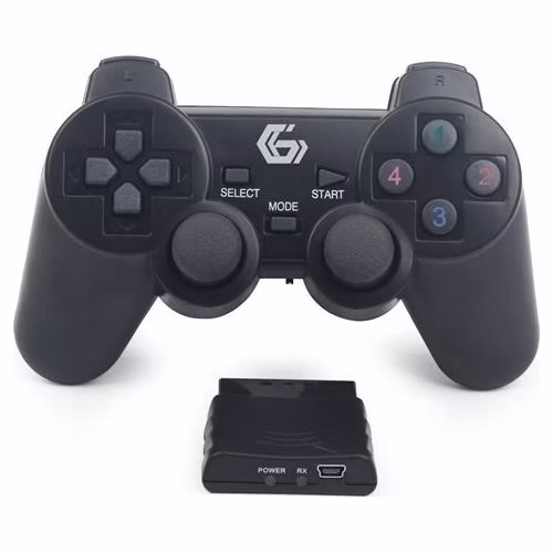 GEMBIRD Joy Gamepad JPD-WDV-01, vibrační, bezdrátový, PC/PS2/PS3, USB