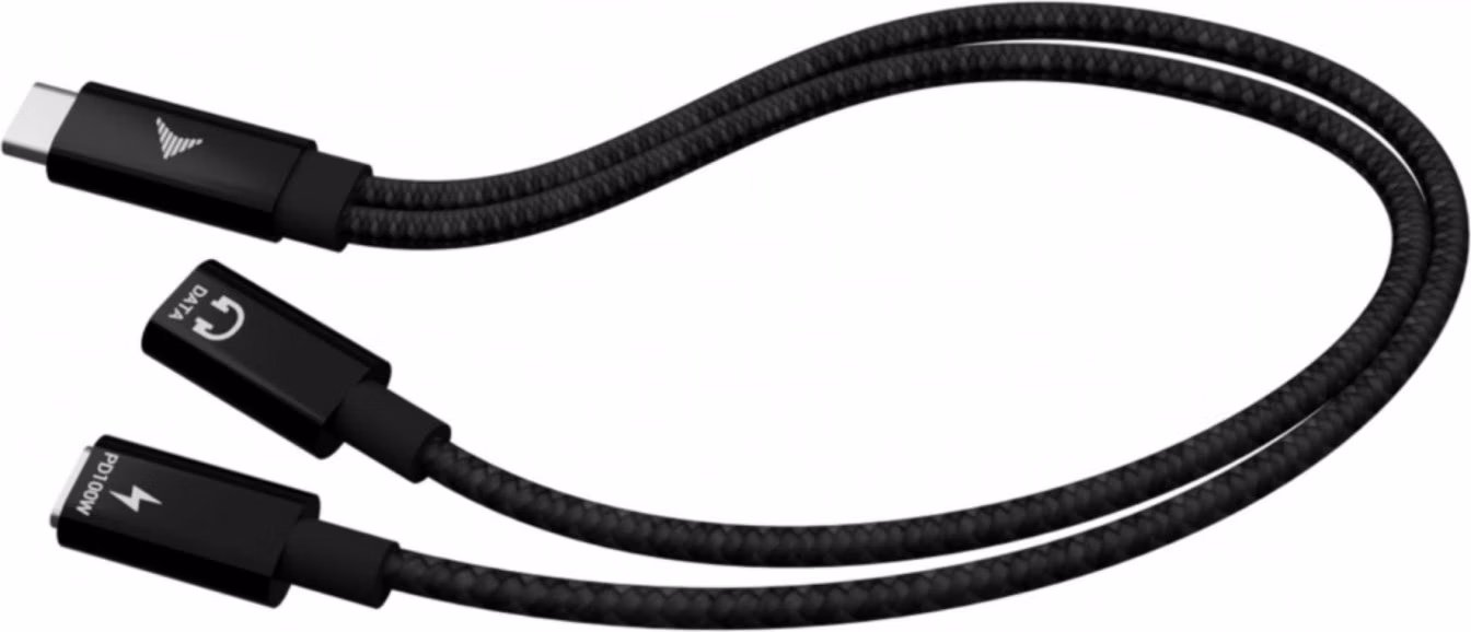 i-tec přípojný kabel USB-C Splitter Audio/Data, Power Delivery 100W