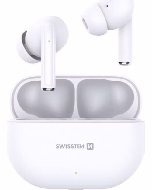 SWISSTEN BLUETOOTH TWS SLUCHÁTKA PRO TUNE BÍLÝ