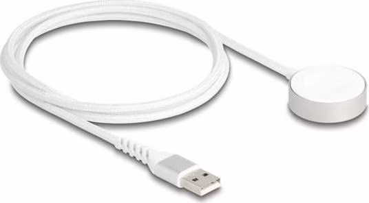 Delock Nabíjecí USB kabel pro hodinky Apple MFi, délky 1 m, bílý, magnetický