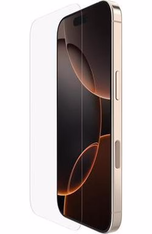 Belkin SCREENFORCE Invisiglass Anti-Microbial ochranné sklo pro iPhone 17 / 16 Pro