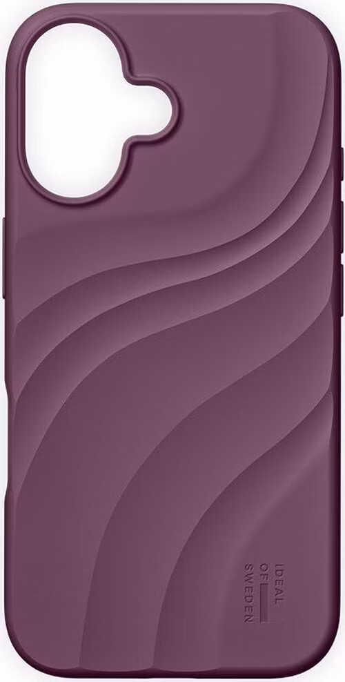 iDeal Fashion Soft Swirl Silicone Case MagSafe iPhone 17 Velvet Plum