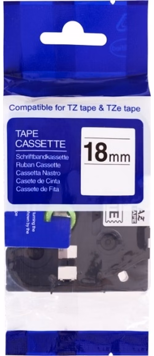 PRINTLINE kompatibilní páska s Brother TZE-941, 18mm, černý tisk / stříbrný podklad