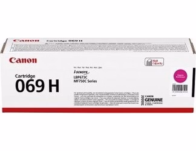 BAZAR - Canon TONER CRG 069M H purpurový pro LBP673Cdw, MF752Cdw, MF754Cdw, MF752Cdw II a MF754Cdw II (5 500 str.) - Poš