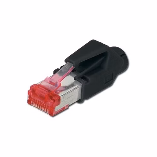 Digitus Modulární zástrčka RJ45 CAT 6, Hirose TM21 8P8C, stíněná, pro kulatý kabel, vč. krytky