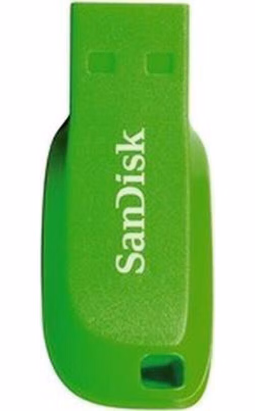 SanDisk FlashPen-Cruzer Blade 32 GB elektricky zelená