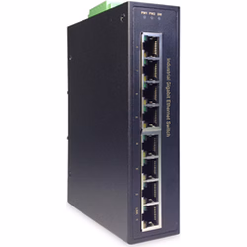 DIGITUS Professional Industrial 8-Port Gigabit Switch