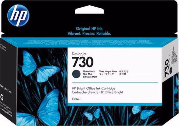HP Ink Cartridge 730/Matte Black/130 ml