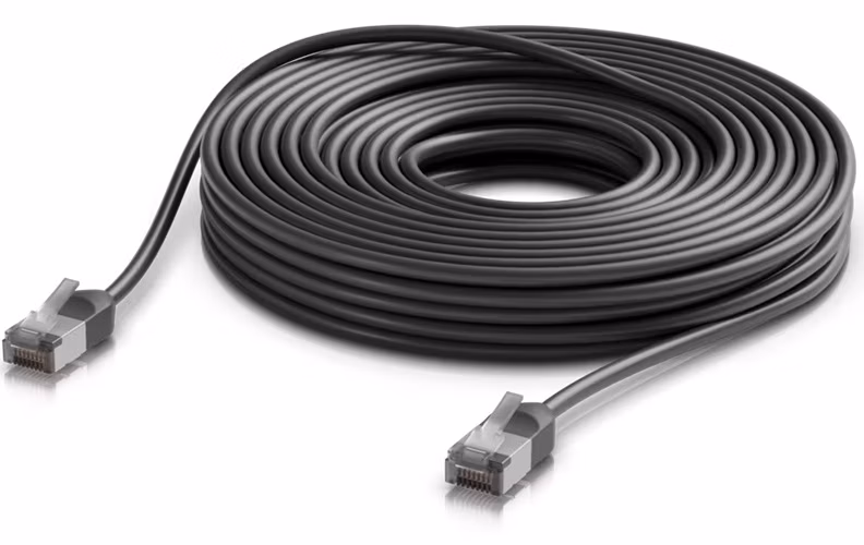 Ubiquiti UACC-Cable-Patch-Outdoor-C6A-15M-BK, UniFi Premium Patch Cable Outdoor, 15m, čierna