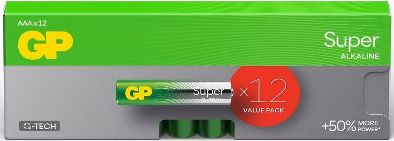 EMOS GP Alkalická batéria Super LR03 (AAA) 12ks