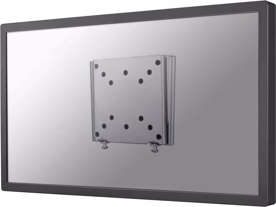 Neomounts FPMA-W25/Držák displeje/na stěnu/10-30"/fixní/VESA 100X100/nosn. 30kg/ultra tenký/stříbrný