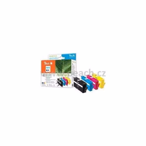 PEACH kompatibilní cartridge HP No 364XL MultiPack, Black, Cyan, Magenta, Yellow, 19 ml, 3x 12 ml