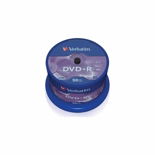 VERBATIM DVD+R(50-balenie)Vreteno/bežný maloobchod/16x/4.7GB
