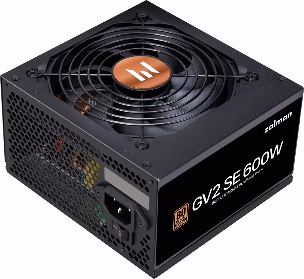 Zalman zdroj ZM600-GV2SE 600W/ ATX / akt. PFC / 120mm ventilátor / 80PLUS