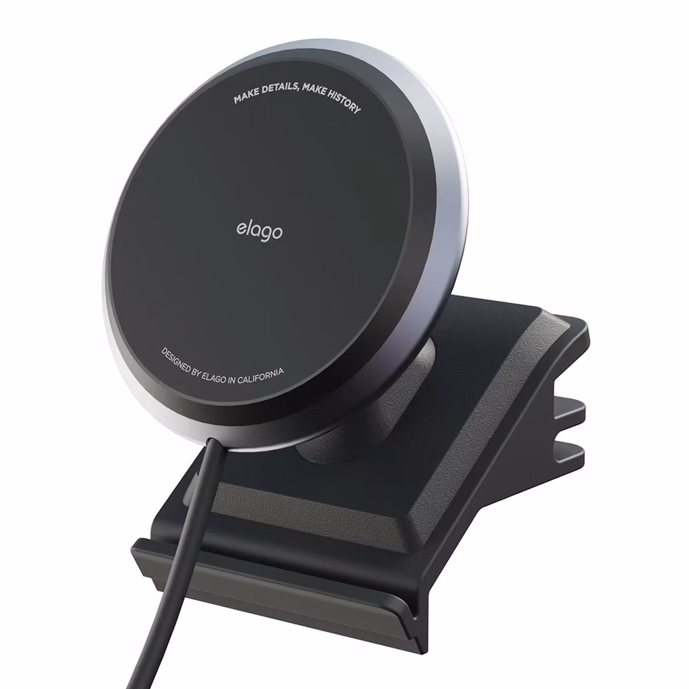 Elago Tesla Magnetic Aluminum Car Mount pre Tesla model 3 a Y - Black