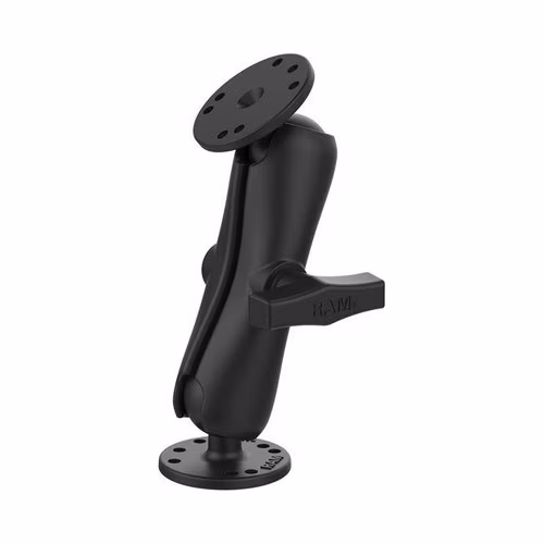 RAM zostava - stredné rameno s dvoma okrúhlymi základňami 2,5" a guľovým kĺbom 1,5"