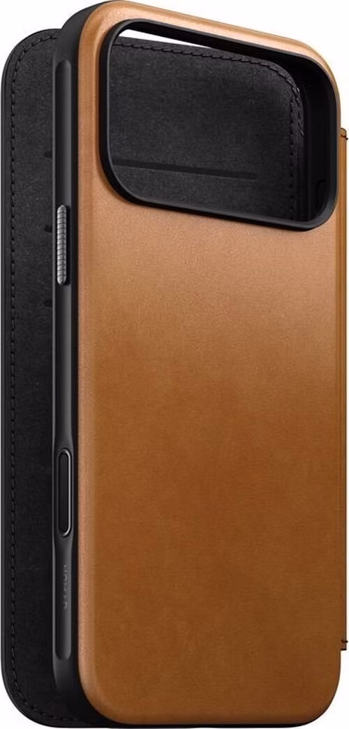 Nomad puzdro Modern Leather Folio Magsafe pre iPhone 17 Pro Max - English Tan