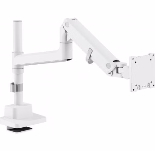 Digitus držák na jeden monitor, 57", 27 kg plynová pružina, VESA: 75x75, 100x100, Bílá
