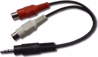 Gembird Stereo audio kabel s 3,5mm zástrčkou na 2x RCA zásuvky, 0,2 m