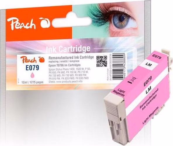 PEACH kompatibilní cartridge Epson T0796, light magenta, 12 ml