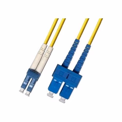 Optický patchkábel duplex, LC/UPC-SC/UPC 09/125 50m G657A, OS2