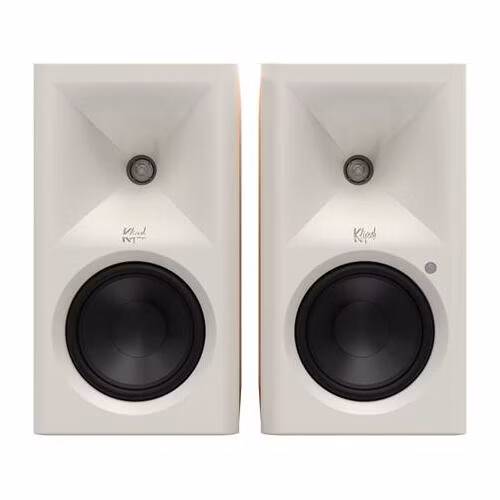 Klipsch The Fives II, aktívne reproduktory, červený dub