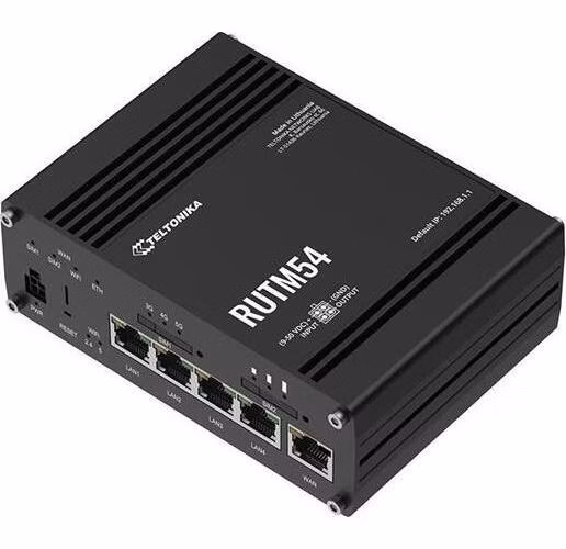 Teltonika RUTM54 Průmyslový 5G Wi-Fi Router, GPS, eSIM