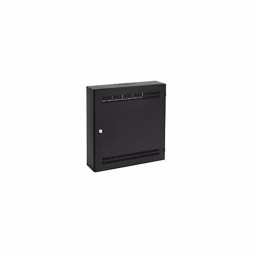 Solarix rozvaděč SOHO LC-18 s lištami 2U, 4U a 11U, 550x550x150mm černá RAL9005 LC-18-55-15-B