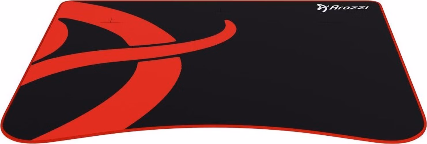 AROZZI ARENA Fratello DeskPad/ herní podložka pro celý stůl Arena Fratello/ černá/ červený okraj/ červené písmeno A