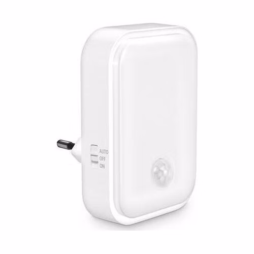 CONNECT IT SPARKLE 1 SENSOR noční světlo s pohybovým čidlem, 3 úrovně osvětlení, BÍLÁ