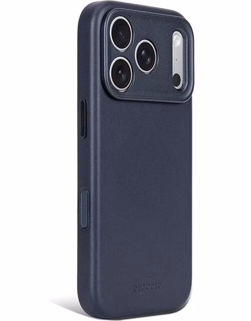 Decoded kryt Leather Case Magsafe pre iPhone 18 Pro - Midnight