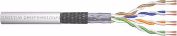Digitus Patch kabel CAT 5e SF/UTP s kroucenou dvojlinkou, surovýPropojovací kabel CAT 5e SF-UTP, surový, délka 305 m, papírová